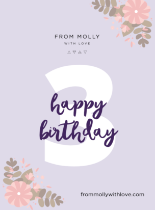 From Molly With Love Anniversary